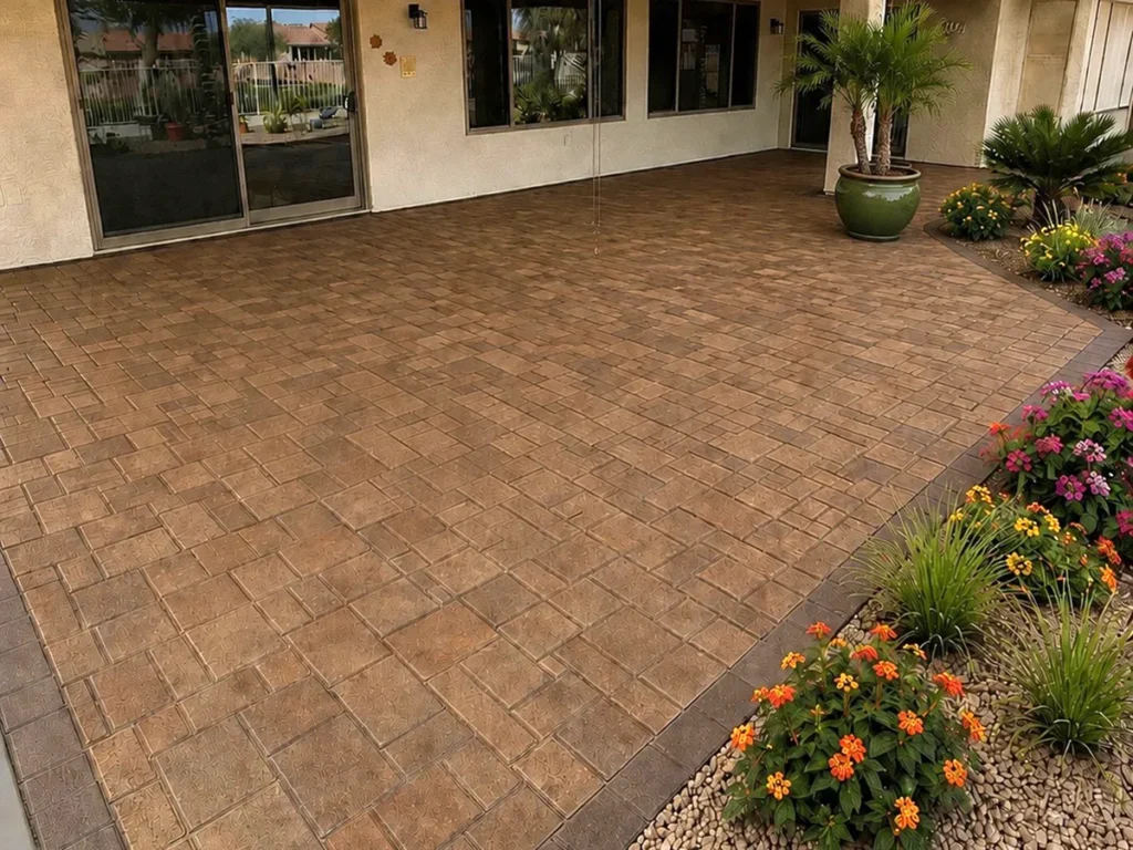 Hardscape - Large paver patio