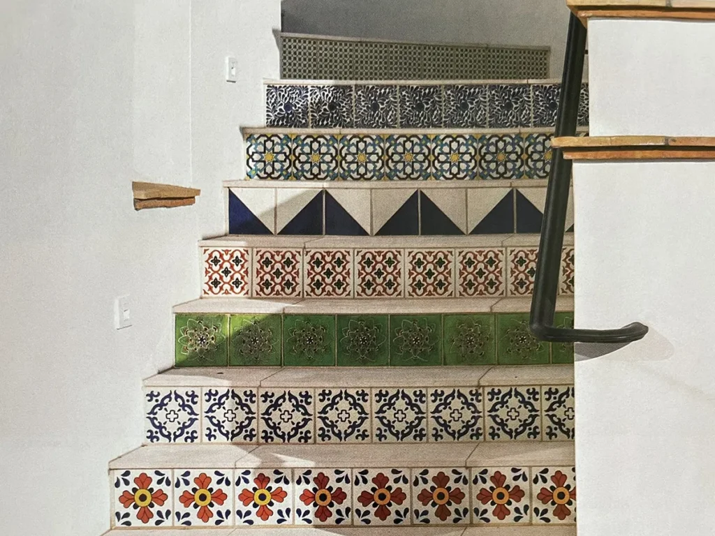 Spanish Tile Stairs